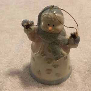 Snow Woman Bell Ornament